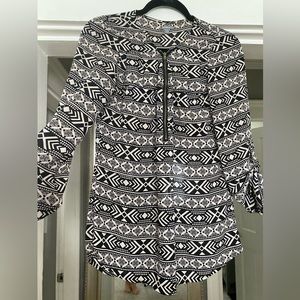 Charlotte Russe 1/4 zip top - size: small